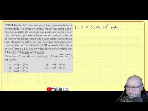 Enem 2017 LIBRAS 1 unidade astronômica em metros