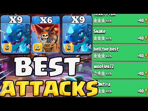 NEW Electro Dragon Attack Th15 Guide - Best Th15 Legend League Electro Dragon Attack Strategy Coc
