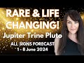 HOROSCOPE READINGS FOR ALL ZODIAC SIGNS - Rare transit of Jupiter trine Pluto is lifechanging!