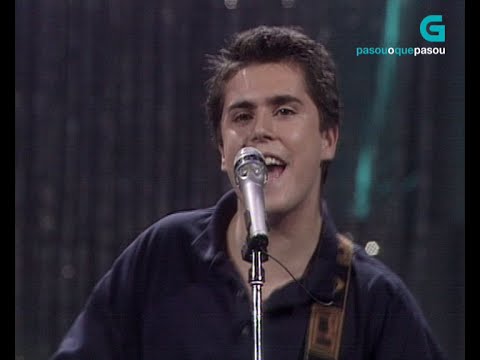 Actuación de Los Piratas na Televisión de Galicia en 1993