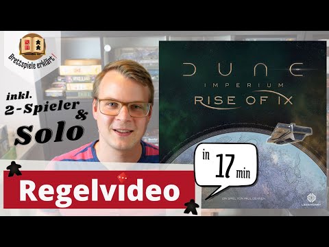 Dune Imperium: Rise of Ix (inkl. 2-Spieler & Solo Modus) [Regelerklärung - Aufbau - Anleitung]