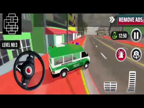 ✅Policeman Ambulance Van Driving - 911 Emergency Rescue Driving Simulator - Android Gameplay  BDFH53