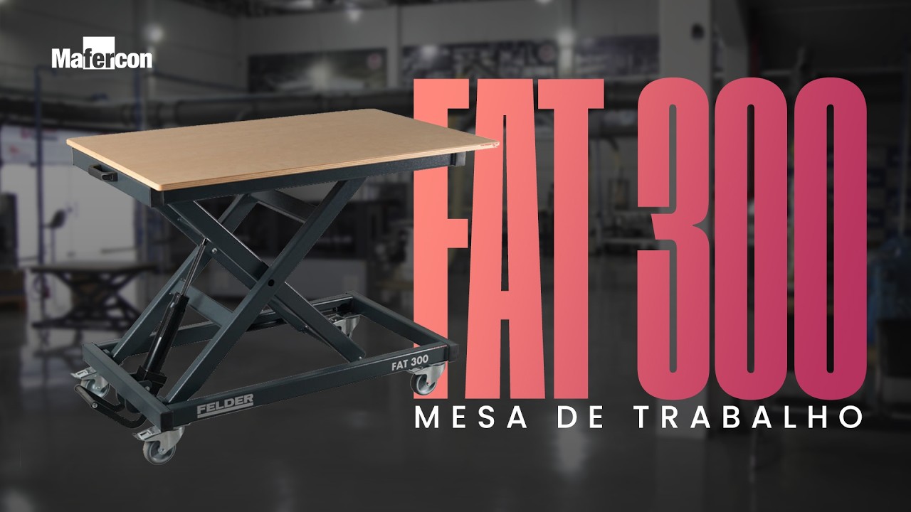 Vídeo do produto Mesa de Trabalho FAT 300