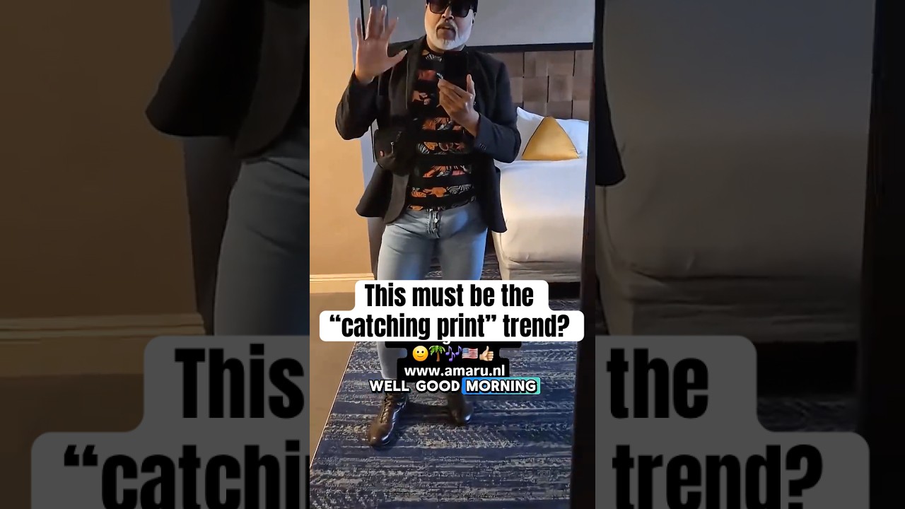 This must be the catching print trend everyone is talking about. ￼🤣