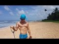 Тренировка с резинкой-эспандером / Beach workout with rubber bands 