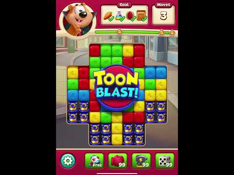 TOON BLAST Levels 4608 - 4614 [No Boosters]