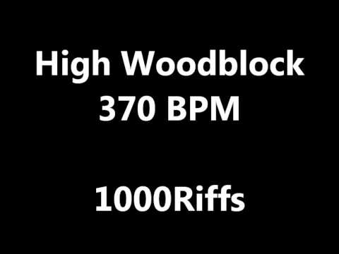 High Woodblock Metronome : 370 BPM - Beats Per Minute