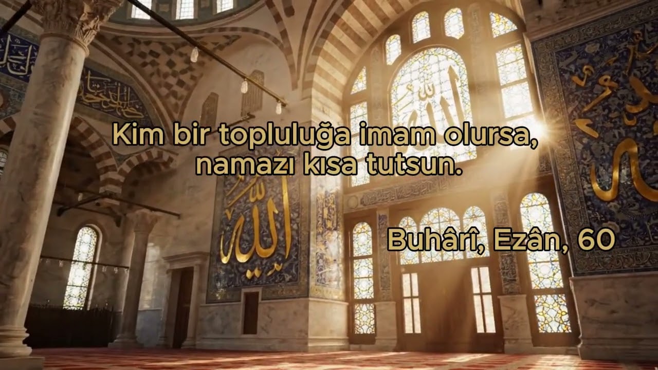 Namazı Kıldırırken Dikkat! 🕌⚠️ #hadis