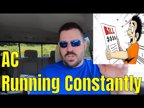 Awful Thinking about all HVAC systems!  The system running continuously may not be BAD! video