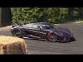 1500HP Koenigsegg Regera Brutal SOUNDS Launch Control BURNOUTS
