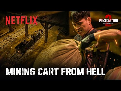 Mine cart push: "Who came up with this game???" | Physical: 100 Season 2 | Netflix [ENG SUB]