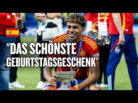 Bester junger Spieler Yamal: "Ein Traum ist in Erfüllung gegangen" | Spanien - England 2:1 | EM 2024