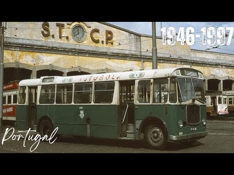 TRANSPORT HISTORY: The S.T.C.P.  Buses & Trolleys 1946-1997. Porto, Portugal