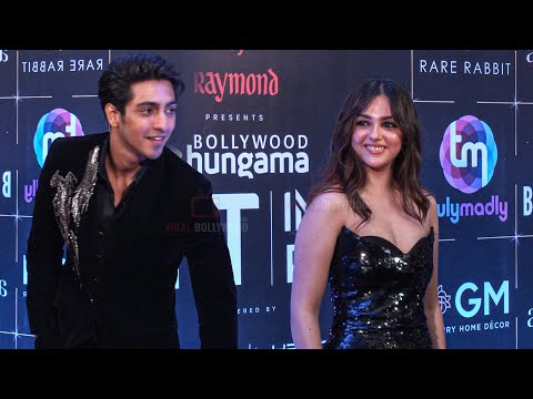 Saiyaara Cast Ahaan Panday & Aneet Padda arrive at Bollywood Hungama Awards 2025