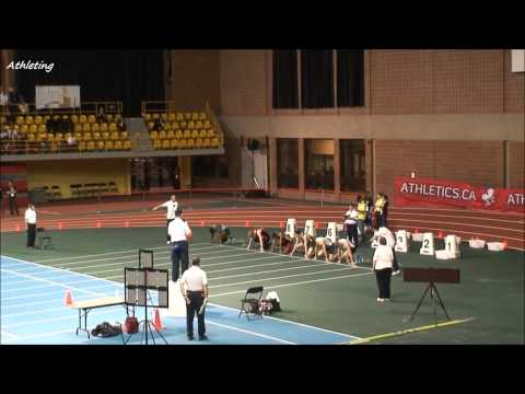 2014 AC indoor open : Men 60 meter hurdles finals youth, junior and open