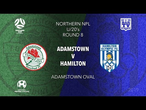 2019 NPL Northern NSW u20s and 1st Grade - Round 8 - Adamstown Rosebud FC v Hamilton FC