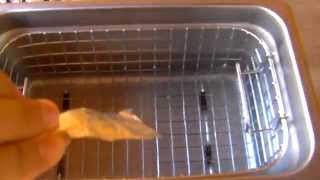Jak otestovat ultrazvukovou čističku / How to test ultrasonic cleaner