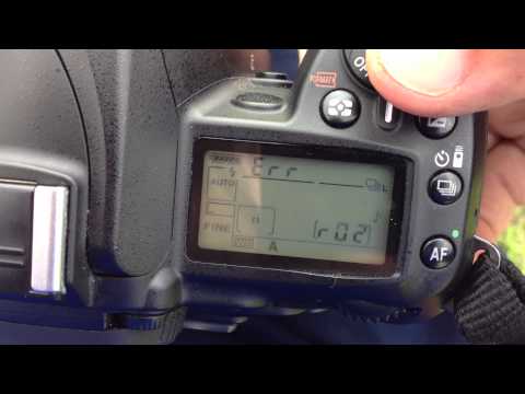 Nikon D90 error!!