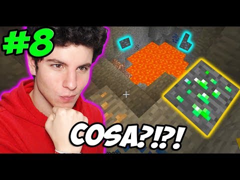 Minecraft ITA - Ho trovato una COSA RARISSIMA in MINIERA !! #8
