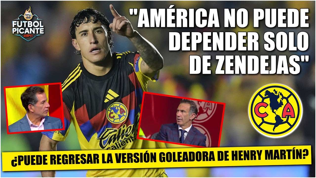 AMÉRICA y su DEPENDENCIA de Zendejas NO lo llevarán lejos ¿Henry Martín al RESCATE? | Futbol Picante