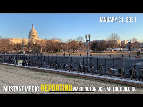 MustangMedic Reporting National guard protecting the US Capital