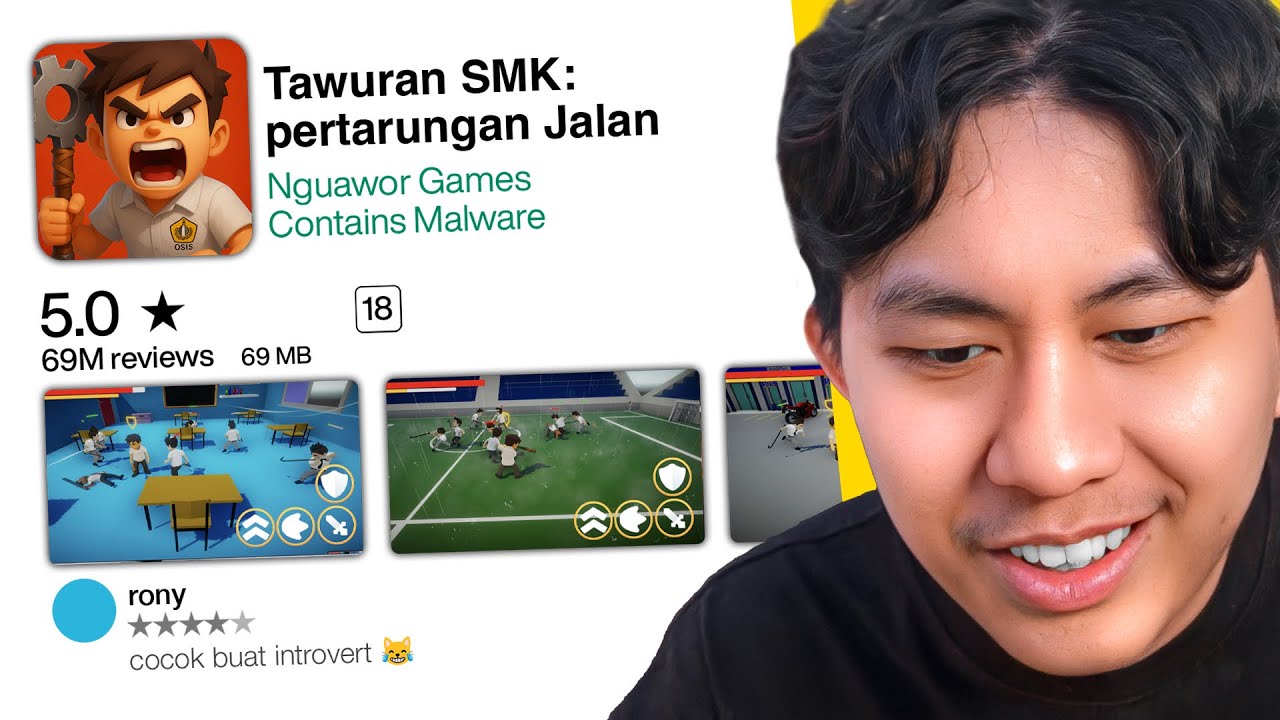 yang bener aja mas developer.. 😹 - GAME NGUAWOR PLAYSTORE