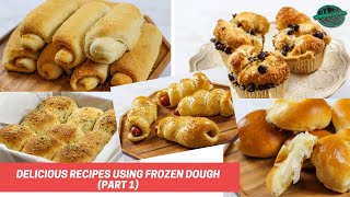 Delicious Recipes using Frozen Bread Dough | Part 1 | Weekly Bakes