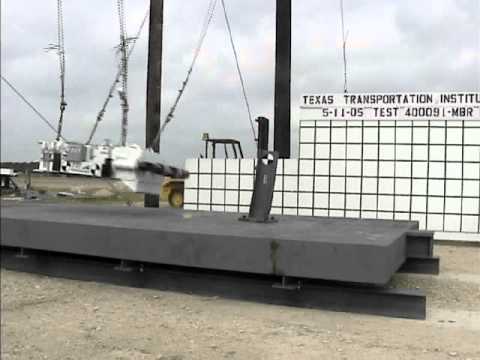 SPS Bridge Deck - Barrier Impact Test