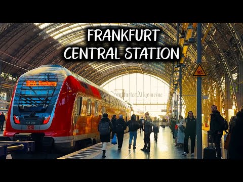 4K Frankfurt Hauptbahnhof Walking Tour 2025 🇩🇪 Frankfurt am main Central Station | Travel Europe