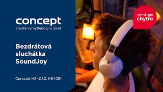 Bezdrátová sluchátka SoundJoy Concept HS4080 Black