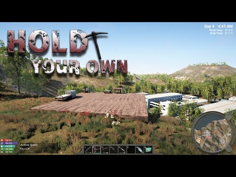Hold Your Own S2 EP3 | Base expansion and workbench built..