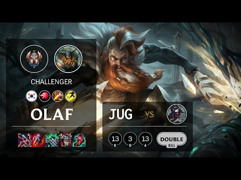 Olaf Jungle vs Kayn - KR Challenger Patch 11.23
