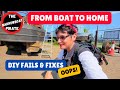 Boat DIY Fails Fixes Ceilings Fall Pirates Rise