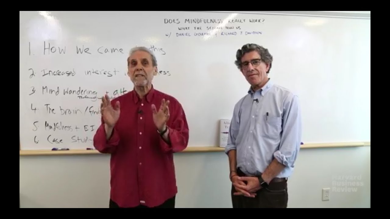 "Does Mindfulness Really Work?" With Daniel Goleman and Richard Davidson