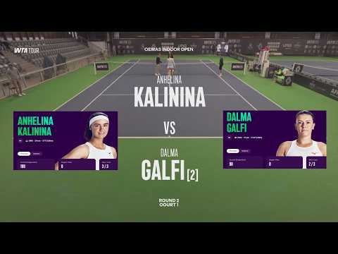 Anhelina Kalinina (UKR) vs  (2) Dalma Galfi (HUN)  -  Game, Set, Match