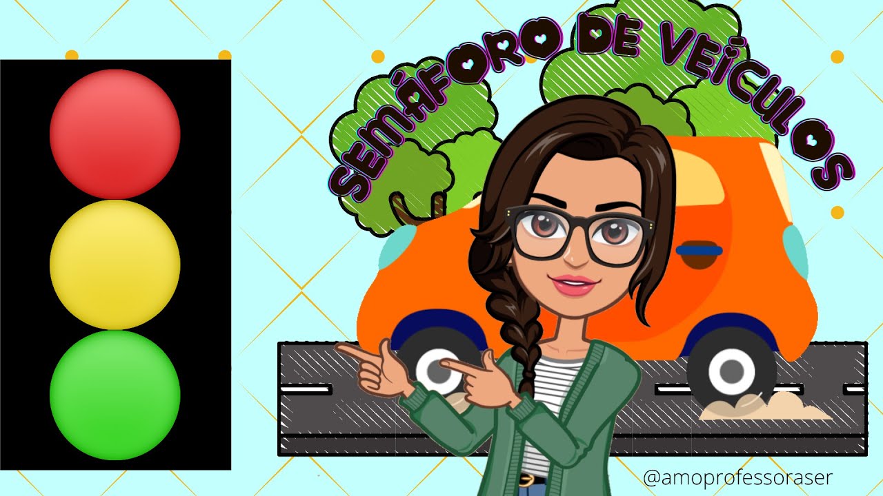 Semáforo de Veículos - Atividade | Educação no Trânsito | Educação Infantil. 🔴🟡🟢🚙