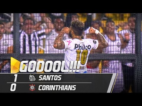Santos 1 x 0 Corinthians | GOL | Brasileirão (13/10/18)