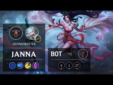 Janna Bot vs Lucian - EUW Grandmaster Patch 9.24