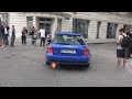Audi RS4 B5 TERRORIZING Vienna! - LOUD ANTILAG Sound & FLAMES!