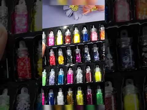 Unboxing 48 Glitter set 😍 #glitter #unboxing #unboxingvideo #stationery #shorts #ytshorts