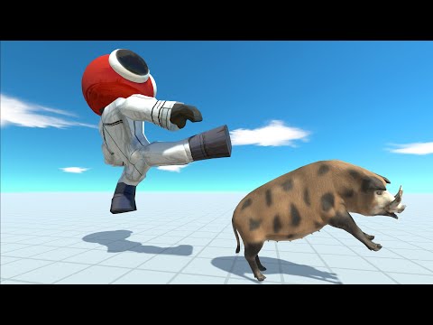 Rainbow Friend Red Oasis Death Run - Animal Revolt Battle Simulator