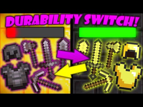 If Netherite and Gold Tools Switched Durability - Minecraft