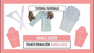#3 Patronaje manga jamón