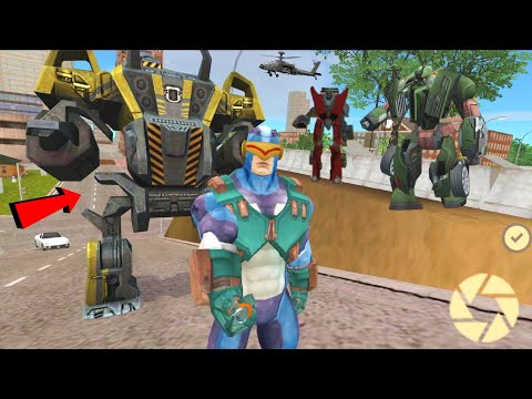 Rope Hero: Vice Town (Rope Hero Fight Army Base) Rope Hero Control BD 100 Machine - HD