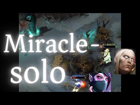 solo kill - Miracle- Invoker vs Templar Assassin - dota2