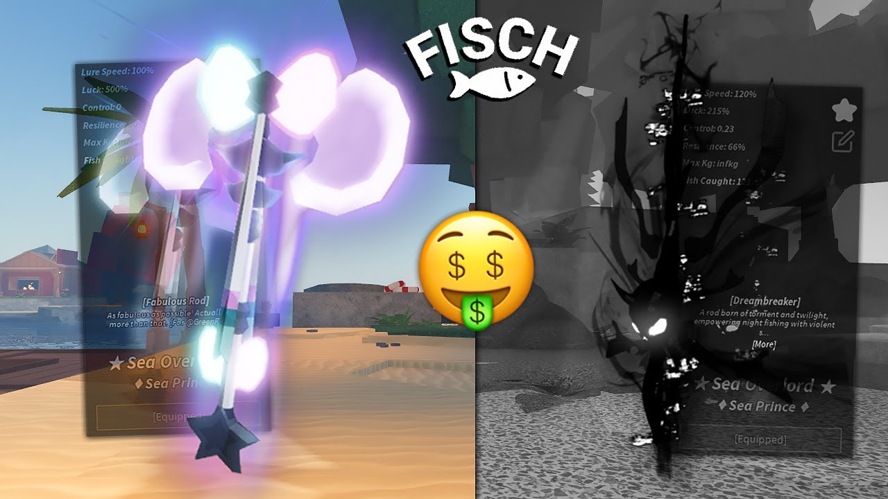 I Tested DREAMBREAKER ROD vs FABULOUS ROD for Grinding Money in Fisch!