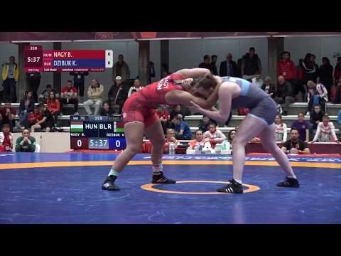 GOLD WW - 76 kg: B. NAGY (HUN) v. K. DZIBUK (BLR)