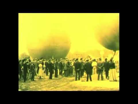 Départ de ballons au concours de Vincennes (1900)