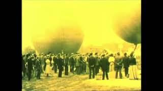 Départ de ballons au concours de Vincennes (1900)
