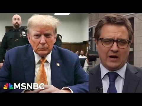 Trump's eyes were 'closed most of the morning': Chris Hayes takes us inside the courtroom